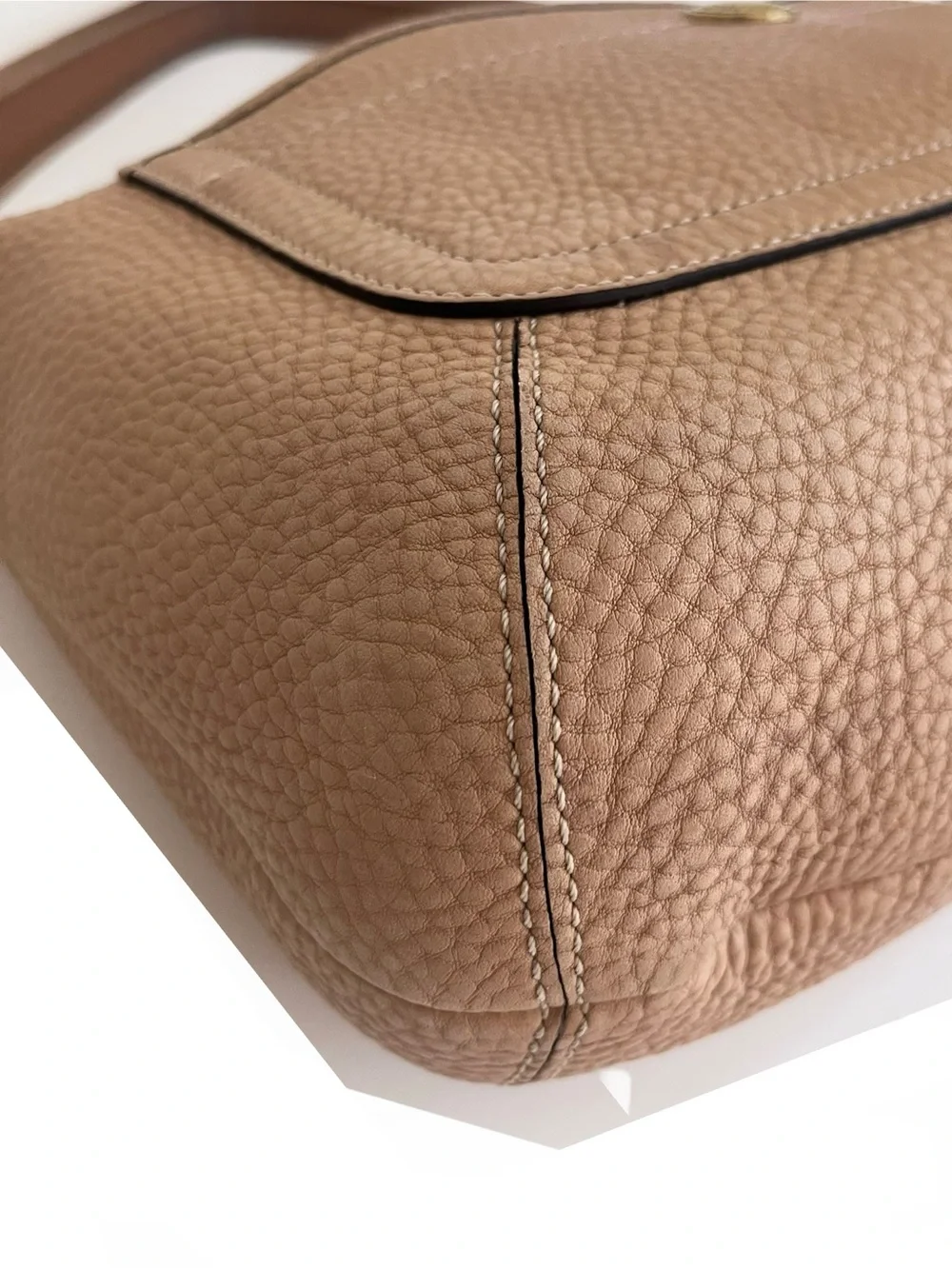 VINTAGE | Coach Ergo | Nude Tan | Pebbled Leather | Hobo Shoulder Bag